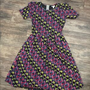 Colorful Geometric Women’s Dress